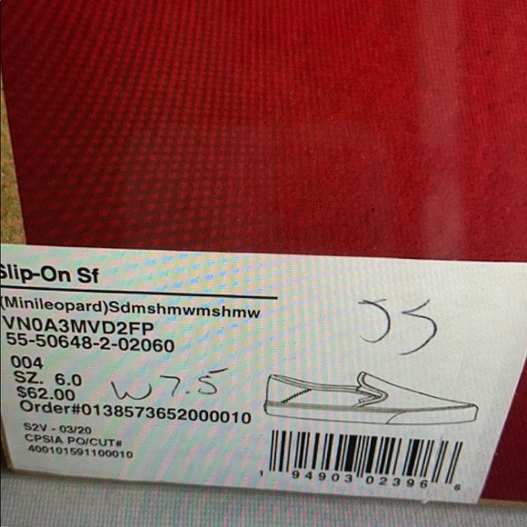 VANS MINI LEOPARD SLIP-ONS - Picture 5 of 7